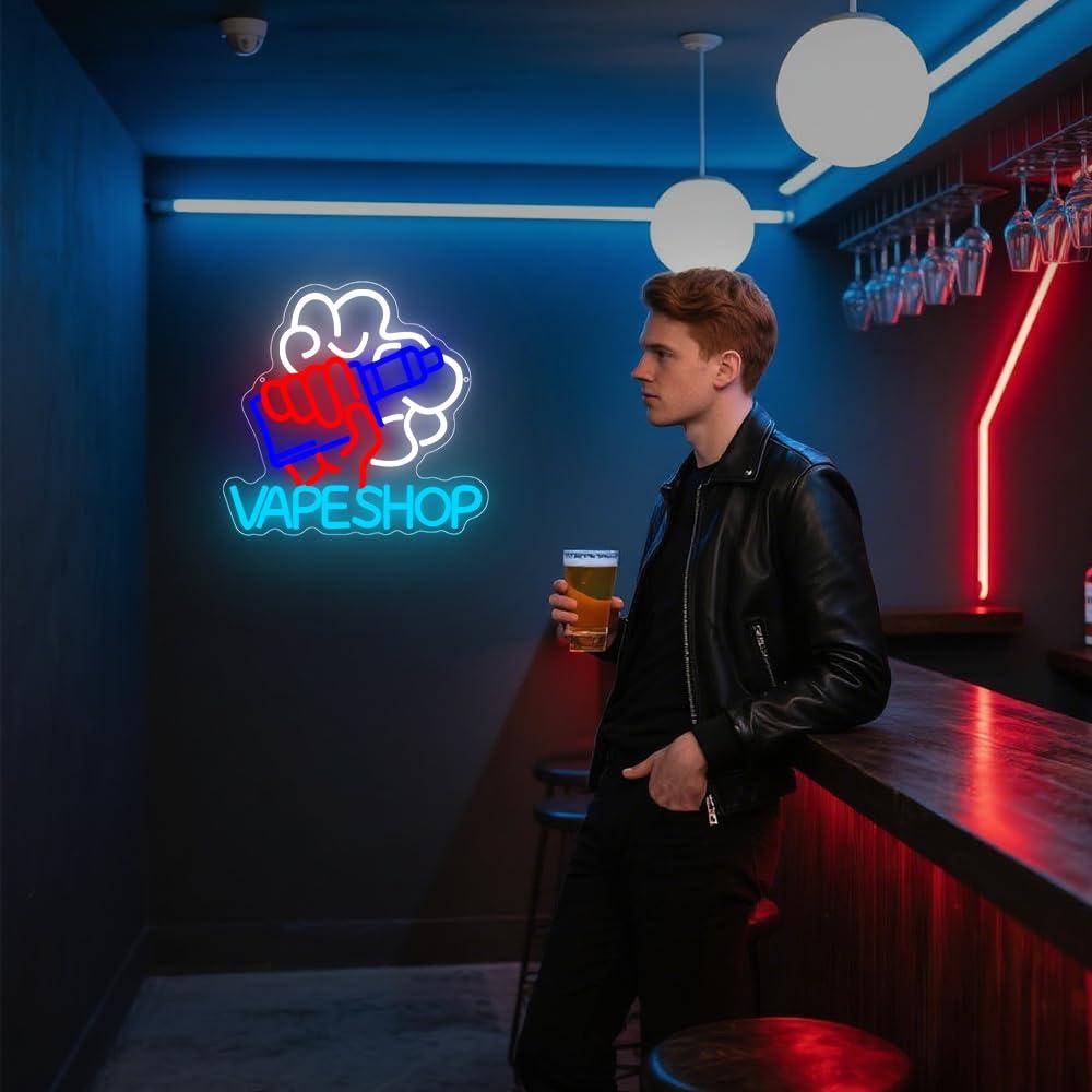 Vape Shop Neon Sign Electronic - đánh giá và giá Vaping Store