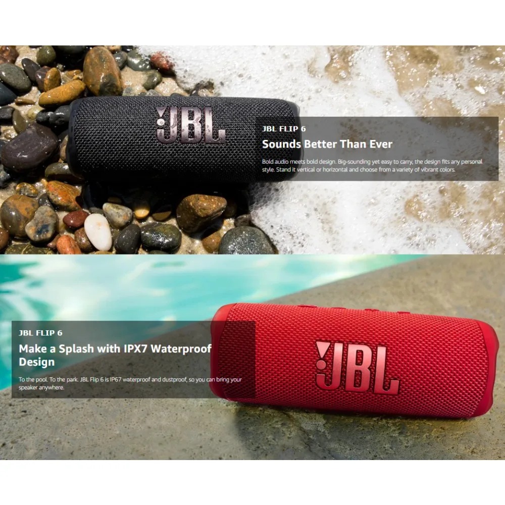 JBL FLIP6 Outdoor Audio Box, P - đánh giá và giá Jbl Speaker Flip 6